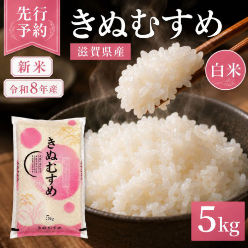 【令和8年産】 先行予約 新米 きぬむすめ 5kg 令和8年産 米 精米 こめ コメ お米 ご飯 米 近江米 キヌムスメ 5キロ 令和8年 令和8年度産 令和八年産 滋賀県 豊郷 豊郷町 2729007 - 滋賀県豊郷町