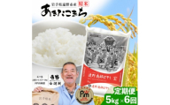 ＜毎月定期便＞岩手県 遠野産 あきたこまち 精米 5kg 河判全6回【4089965】