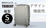 【縦型・Sサイズ】 トライデント シルバー TRI1030-48 | キャリーケース きゃりーけーす スーツケース すーつけーす 旅行 ビジネス 1泊 2泊 3泊 静音 超静音 収納 頑丈 人気 おすすめ トライデント 株式会社シフレ 埼玉県 越谷市