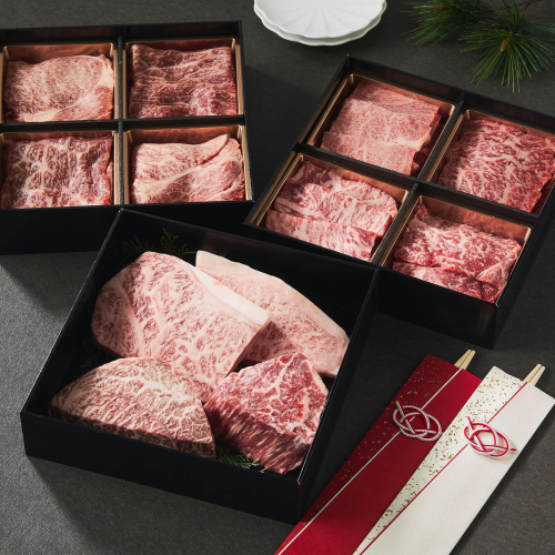 上場亭 特選佐賀牛 肉重おせち ＜松・竹・梅＞／ 牛肉 肉 お肉 焼き肉 焼肉 バーベキュー BBQ A5 A4 a5 a4 黒毛和牛 佐賀県産和牛 ブランド牛 国産 佐賀県 玄海町 冷凍 送料無料 お正月 年末 新年 お祝い 2733618 - 佐賀県玄海町