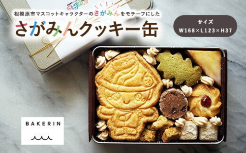 クッキー 缶 詰め合わせ 『さがみん』【手作り 焼き菓子 】 スイーツ 菓子 人気 （ サブレ 抹茶 クッキー レモンサブレ いちごジャム チョコサブレ 和三盆クッキー 紅茶 アールグレー クッキー アーモンド メレンゲ ）神奈川 相模原 BAKERIN ベイクリン ※着日指定不可 2734028 - 神奈川県相模原市