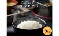 令和8年産 先行予約 新潟県上越市産コシヒカリ 5kg