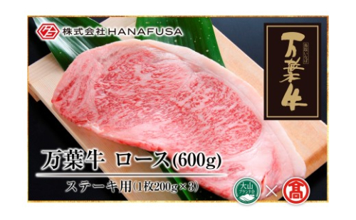 AC24＜HANAFUSA＞万葉牛 ロースステーキセット（大山ブランド会） 2738713 - 鳥取県南部町