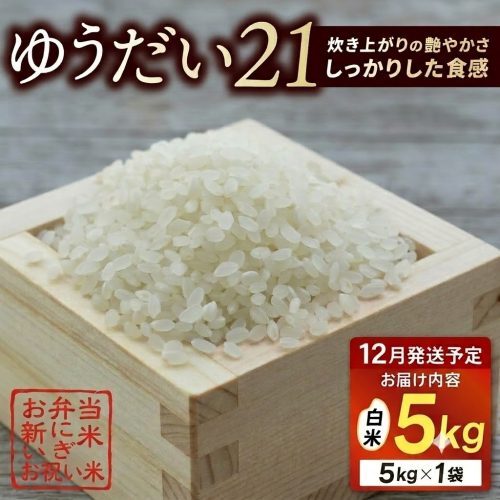 ＼新米 先行予約 12月発送予定／★令和8年産★ 米 5kg 白米 精米 「ゆうだい21」山崎観光農園 栃木県 益子町 ふるさと納税 お米 ゆうだい21 白米 精米 5キロ 高評価 令和8年 先行予約 (AU058-12) 2739398 - 栃木県益子町