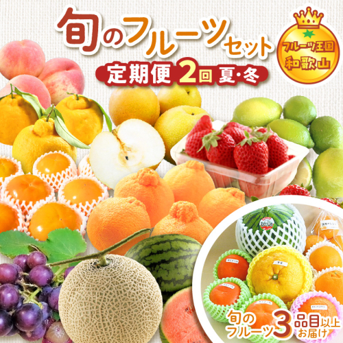 定期便 フルーツセット 年2回(夏・冬) 2739496 - 和歌山県御坊市