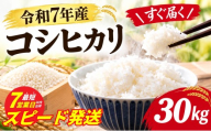 【スピード発送】【令和7年産】 コシヒカリ 30kg 令和7年産 お米 【最短3営業日発送】 白米 精米 ブランド米 令和7年産 米 お米 ライス オコメ コメ おにぎり おむすび 国産 弁当 おこめ ※ 送料無料 茨城県産 R7 30kg 米30kg 30キロ 2025年産 こしひかり 白飯 精米 茨城県 筑西市 関東 ファームオアシス prn007