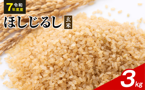 令和7年度産 ほしじるし 3kg 玄米 米 静岡県 袋井市【離島配送不可】 2741352 - 静岡県袋井市