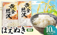 【令和8年産】はえぬき 精米10kg(5kg×2袋) 山形県鶴岡市 らん工房 | 10キロ 米 お米 おこめ コメ こめ 食品 ご飯 ごはん おいしい お取り寄せ 農家直送 お弁当 おにぎり 東北 国産 おすすめ 人気 返礼品