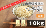08-01-215-09B　【やわらかく炊ける玄米】つや姫10kg [2026年9月中旬発送・令和7年産]
