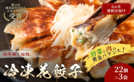 冷凍花餃子66個(22個×3袋)6か月連続お届け 餃子 冷凍餃子 冷凍ギョーザ 手作り餃子 ギョーザ 点心 中華 中華料理 惣菜 簡単調理 加工食品 静岡県 森町