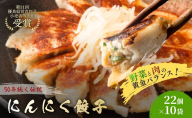にんにく餃子220個(22個×10袋) 餃子 冷凍餃子 冷凍ギョーザ 手作り餃子 ギョーザ 点心 中華 中華料理 惣菜 簡単調理 加工食品 静岡県 森町