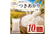 つきあかり 定期便 12回/10kg（5kg×2袋） 令和8年産 新米 ブランド米 白米 精米 【小分け】 宮城県大河原町産