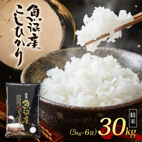 【令和8年産 先行予約】 魚沼産コシヒカリ 精米 30kg（5kg×6） 2759649 - 新潟県魚沼市