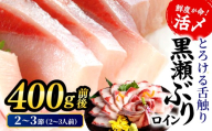 ＜2026年9月発送分＞活じめ！黒瀬ぶりの生鮮ブリロイン2節～3節（400g前後） 刺身 海鮮 海産物 魚 水産物 海鮮丼 ぶりしゃぶ 生食 冷蔵 しゃぶしゃぶ 国産 ブリ 贈答用 おすそ分け お刺身 食品 お歳暮 ぶり大根 鮮魚 人気 おすすめ_K001-008-2609