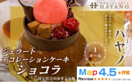 ジェラートデコレーションケーキ(冷凍) ショコラ 1ホール YSKBV118