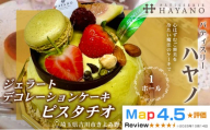 015-036 ジェラートフルーツデコレーションケーキ(冷凍) ピスタチオ 1ホール YSKBV121