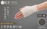ミラクルロール 手[ハンド] 左右一組 グレー ファッション小物 ファッションアイテム 服飾品 ファッション 川俣町 福島県  FAF-0352