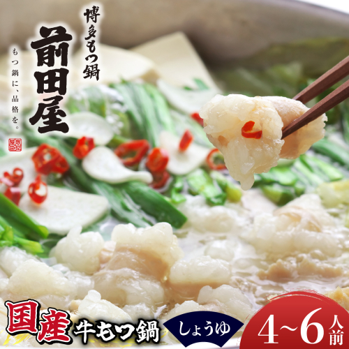 博多もつ鍋前田屋 しょうゆ味4～6人前【LF010】 2762003 - 福岡県篠栗町