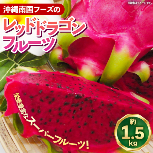【2026年発送】南国フーズのドラゴンフルーツ 【レッドドラゴンフルーツ】 約1.5kg - 赤 果肉 レッド ピタヤ スーパーフルーツ 先行受付 先行予約 人気 抗酸化作用 ベタシアニン おすすめ 国産 沖縄県 八重瀬町 2762793 - 沖縄県八重瀬町