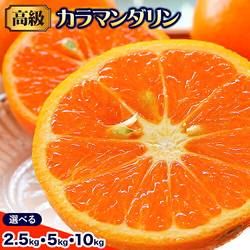 【先行予約】高級カラマンダリン 選べる 約2.5kg 約5kg 約10kg 主井農園《4月上旬-5月中旬頃出荷》 和歌山県 日高町 カラマンダリン みかん 高級 果物 送料無料 2766775 - 和歌山県日高町
