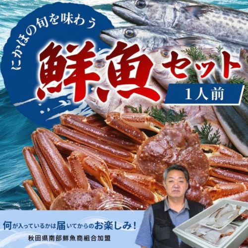 鮮魚 冷蔵 クール便「 開けたらすぐ食べられる下処理済み 海産物 1人前 セット 」さとう鮮魚店【 パック 詰め合わせ 海鮮セット 鮮魚ボックス 海鮮 海の幸 魚介 魚介類 刺身 切り身 秋田県 にかほ 】 2768291 - 秋田県にかほ市