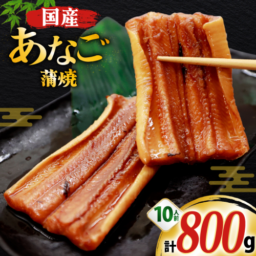 あなご 国産 蒲焼 カット 10パック 10人前 800g [大黒物産株式会社 福岡県 宇美町 um40bak830034] 穴子 アナゴ タレ たれ 蒲焼き 魚 海鮮 魚介 冷凍 小分け おかず おつまみ ご飯のお供 2770417 - 福岡県宇美町