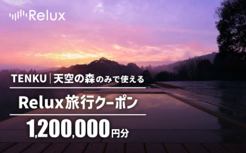 K-756 Reluxで予約　「TENKU｜天空の森」専用クーポン(1,200,000円相当)【Loco Partners】霧島市 国内旅行 予約サービス チケット 旅行券 旅館 鹿児島 霧島 ホテル 宿泊券 旅行 宿 クーポン 2772266 - 鹿児島県霧島市