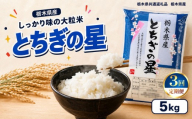 栃木県産 お米 白米 とちぎの星 5kg | 栃木県 矢板市　栃木県共通返礼品 栃木県産