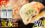 手包み餃子 ぎょうざの宝永 宝永餃子20個セット（宝永餃子10個入×2袋）　T004-003-02
