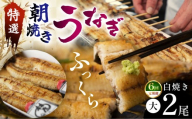 【偶数月 定期6回】特選ふっくら朝焼きうなぎ 林屋（白焼き大２尾）| 特選ふっくら朝焼きうなぎ 林屋 白焼き 特選白焼き 白焼きうなぎ 高級林屋 ふるさと 納税 栃木県 那珂川町 送料無料