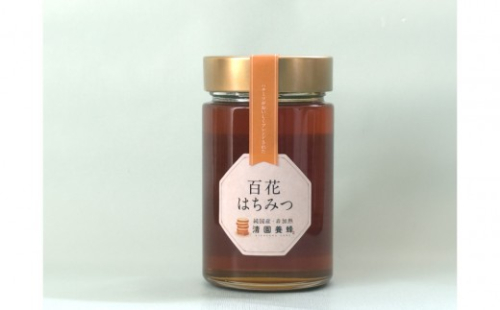 百花はちみつ350g｜ はちみつ 蜂蜜 百花 単品 人気 おすすめ 天然 純粋 国産 ギフト 贈答品 送料無料 長野県 長野市 信州 信濃 ふるさと納税 2777250 - 長野県長野市