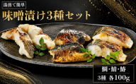 漬魚 味噌漬け 湯煎 簡単 讃岐の魚 鰆 鯛 鯖 計300g 各100g セット 化粧箱 漬け魚 食べ比べ 魚 漬け 惣菜 おかず 朝ごはん 朝食 お弁当 弁当 簡単調理 味噌漬 海産物 海の幸 魚介 魚介類 ギフト プレゼント 贈答 贈答品 贈り物 冷凍 冷凍配送 香川県 香川 丸亀