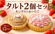 【タルト2種】 いちご モンブラン 2個 セット 冷凍 4号 ケーキ セット タルト タルトケーキ タルトセット 冷凍タルト 食べ比べ スイーツ デザート お菓子 洋菓子 ホール クリスマスケーキ クリスマス バレンタイン ホワイトデー 贈り物 お誕生日 誕生日 ギフト お祝い ふじ食品販売 海老名 神奈川