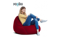 ビーズクッション ヨギボー ラウンジャー ワインレッド Yogibo Lounger 1人掛け 背もたれ パーソナルチェア 洗えるカバー インテリア ギフト プレゼント おしゃれ 結婚祝い 誕生日