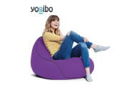 ビーズクッション ヨギボー ラウンジャー パープル Yogibo Lounger 1人掛け 背もたれ パーソナルチェア 洗えるカバー インテリア ギフト プレゼント おしゃれ 結婚祝い 誕生日