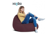 ビーズクッション ヨギボー ラウンジャー ディープパープル Yogibo Lounger 1人掛け 背もたれ パーソナルチェア 洗えるカバー インテリア ギフト プレゼント おしゃれ 結婚祝い