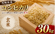 玄米 コシヒカリ 30kg  米 お米 数量限定 ご飯 ごはん コメ 白米 ライス げんまい こしひかり  期間限定 2025年産 R7産 玄米30kg 玄米30キロ 米30kg 30キロ 銘柄米 茨城県 筑西市新生活 応援 kome okome 茨城県産 国産 産地直送 ※ 関東 茨城 筑西