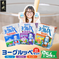 ◆期間限定◆ヨーグルッペプレーン&ぶどう&マンゴー54本セット_14-23-001-26-O