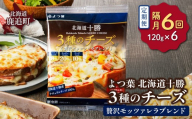 【隔月6回】よつ葉北海道十勝　3種のチーズ《贅沢モッツァレラブレンド》 6袋 【 ふるさと納税 人気 おすすめ ランキング よつ葉 乳製品 贈答 プレゼント 贈り物 ギフト ごほうび セット 北海道産 十勝産 北海道 鹿追町 送料無料 】 SKA063-3