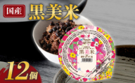[敬老の日][黒美米 雑穀米 パックご飯]☆雑穀マイスター 安井友梨 監修☆ 120g 12個[パックご飯 パックごはん ご飯パック ごはんパック 玄米パック 玄米ごはん 雑穀ごはん 雑穀パック 雑穀米 黒米 黒千石 玄米 小豆 あわ きび 食物繊維]