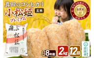 令和8年産【玄米】《定期便12回》真田のコシヒカリ小松姫 プレミアム 2kg×1袋 金井農園 [こしひかり コシヒカリ 玄米 お米 毎月 定期 12か月 12ヵ月 12カ月 12ケ月]