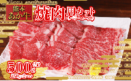熊本和牛 あか牛 焼肉用 カット バラ ロース 500g (250g×2パック) 牛肉 肉 和牛 焼肉 BBQ 焼肉セット 赤身 冷凍 小分け 焼き肉 熊本県 水上村