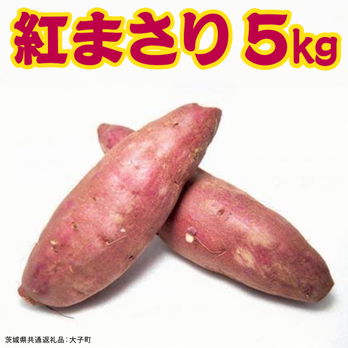 紅まさり 5kg 【 2026年12月上旬発送開始 】 ( 茨城県共通返礼品：大子町 ) さつまいも 焼き芋 しっとり なめらか 冷やし焼き芋 甘い 新芋 希少品種 農家直送 産地直送 [FC203us] 2795562 - 茨城県牛久市