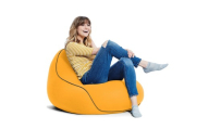 ビーズクッション Yogibo LounGer (ヨギボー ラウンジャー) アンバーゴールド [M343-2AG]