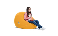 ビーズクッション Yogibo Drop (ヨギボー ドロップ) アンバーゴールド [M535-1AG] クッション 椅子 ビーズソファ ソファ ビーズクッション ローソファ インテリア 家具 送料無料