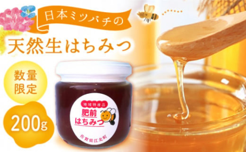 【先行予約】日本ミツバチの天然生はちみつ ( 百花蜜 ) 200g【白木酒店】 [HAQ031] /ハチミツ はちみつ 蜂蜜 日本ミツバチ 国産 国産はちみつ 佐賀