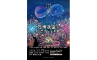第5回万博夜空がアートになる日 花火鑑賞チケット パノラマシート大人ペア(大阪北摂エリア共通返礼品)【1773015】
