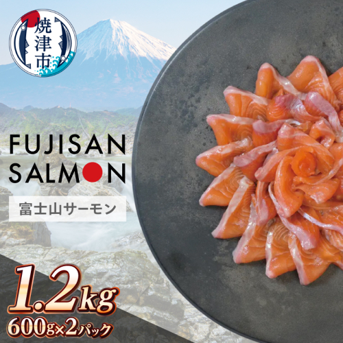 a25-075　富士山サーモン(R) 3枚フィレ 600g×2P 計1.2kg 2799256 - 静岡県焼津市