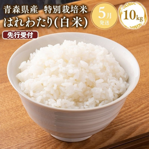 ≪令和8年産 先行予約≫5月上旬よりお届け! 　特別栽培米 はれわたり白米10kg【青森県 平川市】米 お米 精米 青森県産 産地直送 2800785 - 青森県平川市