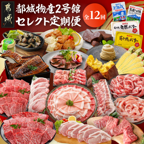 【☆セレクト定期便☆】都城物産2号館☆定期便(12ヶ月)≪2027年お届け≫〔T176-12-S002〕 2802018 - 宮崎県都城市